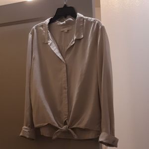Tan Top or Blouse, Size Large, by "Cloth & Stone"!